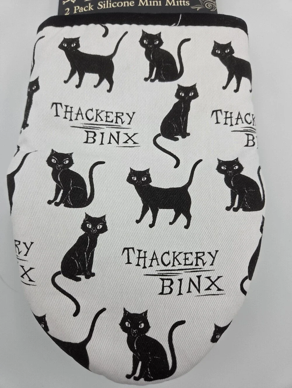 Disney Hocus Pocus Thackery Binx Oven Mini Mitts Set Of 2 Nwt